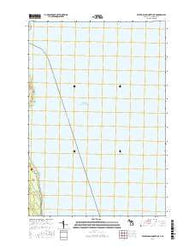 Beaver Island North OE E Michigan Current topographic map, 1:24000 scale, 7.5 X 7.5 Minute, Year 2016