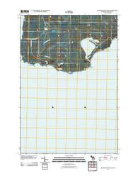 Beaver Island South Michigan Historical topographic map, 1:24000 scale, 7.5 X 7.5 Minute, Year 2011