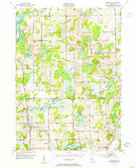 Bedford Michigan Historical topographic map, 1:24000 scale, 7.5 X 7.5 Minute, Year 1947