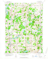 Bedford Michigan Historical topographic map, 1:24000 scale, 7.5 X 7.5 Minute, Year 1961