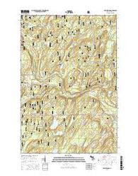 Beechwood Michigan Current topographic map, 1:24000 scale, 7.5 X 7.5 Minute, Year 2016