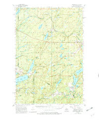 Beechwood Michigan Historical topographic map, 1:62500 scale, 15 X 15 Minute, Year 1956