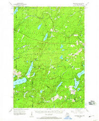 Beechwood Michigan Historical topographic map, 1:62500 scale, 15 X 15 Minute, Year 1956