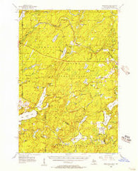 Beechwood Michigan Historical topographic map, 1:62500 scale, 15 X 15 Minute, Year 1956
