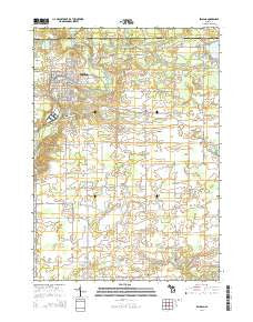 Belding Michigan Historical topographic map, 1:24000 scale, 7.5 X 7.5 Minute, Year 2014