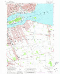 Belle Isle Michigan Historical topographic map, 1:24000 scale, 7.5 X 7.5 Minute, Year 1968