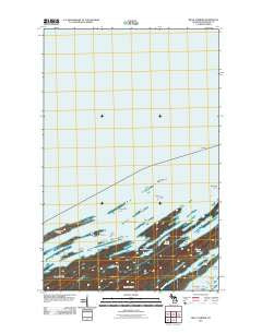 Belle Harbor Michigan Historical topographic map, 1:24000 scale, 7.5 X 7.5 Minute, Year 2011