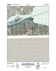 Belle Isle Michigan Historical topographic map, 1:24000 scale, 7.5 X 7.5 Minute, Year 2011