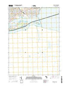 Belle Isle Michigan Historical topographic map, 1:24000 scale, 7.5 X 7.5 Minute, Year 2014