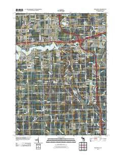 Belleville Michigan Historical topographic map, 1:24000 scale, 7.5 X 7.5 Minute, Year 2011