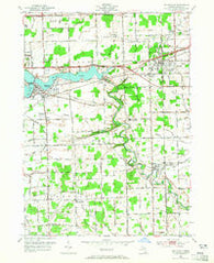 Belleville Michigan Historical topographic map, 1:24000 scale, 7.5 X 7.5 Minute, Year 1952
