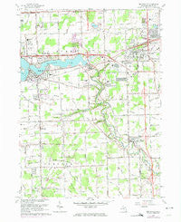 Belleville Michigan Historical topographic map, 1:24000 scale, 7.5 X 7.5 Minute, Year 1967
