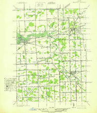 Belleville Michigan Historical topographic map, 1:31680 scale, 7.5 X 7.5 Minute, Year 1936