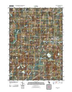 Bellevue Michigan Historical topographic map, 1:24000 scale, 7.5 X 7.5 Minute, Year 2011