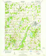 Bellevue Michigan Historical topographic map, 1:24000 scale, 7.5 X 7.5 Minute, Year 1947