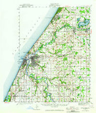 Benton Harbor Michigan Historical topographic map, 1:62500 scale, 15 X 15 Minute, Year 1927