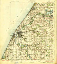 Benton Harbor Michigan Historical topographic map, 1:62500 scale, 15 X 15 Minute, Year 1930