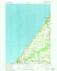 Benton Heights Michigan Historical topographic map, 1:24000 scale, 7.5 X 7.5 Minute, Year 1970