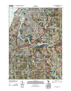 Benton Harbor Michigan Historical topographic map, 1:24000 scale, 7.5 X 7.5 Minute, Year 2011
