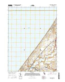 Benton Heights Michigan Current topographic map, 1:24000 scale, 7.5 X 7.5 Minute, Year 2017