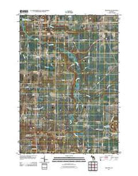 Benzonia Michigan Historical topographic map, 1:24000 scale, 7.5 X 7.5 Minute, Year 2011