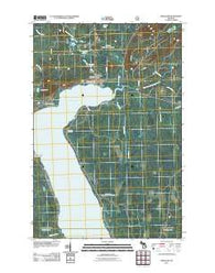 Bergland Michigan Historical topographic map, 1:24000 scale, 7.5 X 7.5 Minute, Year 2011