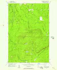 Bergland NE Michigan Historical topographic map, 1:24000 scale, 7.5 X 7.5 Minute, Year 1956