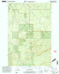 Bergland NE Michigan Historical topographic map, 1:24000 scale, 7.5 X 7.5 Minute, Year 1999