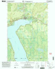 Bergland Michigan Historical topographic map, 1:24000 scale, 7.5 X 7.5 Minute, Year 1999