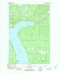 Bergland Michigan Historical topographic map, 1:25000 scale, 7.5 X 7.5 Minute, Year 1982