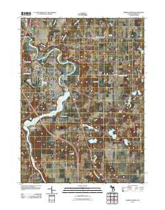 Berrien Springs Michigan Historical topographic map, 1:24000 scale, 7.5 X 7.5 Minute, Year 2011