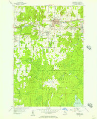 Bessemer Michigan Historical topographic map, 1:24000 scale, 7.5 X 7.5 Minute, Year 1955