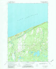 Betsy Lake NW Michigan Historical topographic map, 1:24000 scale, 7.5 X 7.5 Minute, Year 1968