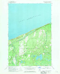 Betsy Lake NW Michigan Historical topographic map, 1:24000 scale, 7.5 X 7.5 Minute, Year 1968