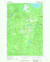 Betsy Lake South Michigan Historical topographic map, 1:24000 scale, 7.5 X 7.5 Minute, Year 1968
