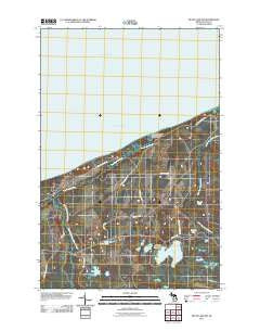 Betsy Lake NW Michigan Historical topographic map, 1:24000 scale, 7.5 X 7.5 Minute, Year 2011