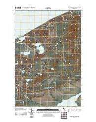 Betsy Lake North Michigan Historical topographic map, 1:24000 scale, 7.5 X 7.5 Minute, Year 2011