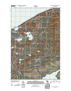 Betsy Lake North Michigan Historical topographic map, 1:24000 scale, 7.5 X 7.5 Minute, Year 2011