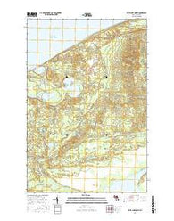 Betsy Lake North Michigan Current topographic map, 1:24000 scale, 7.5 X 7.5 Minute, Year 2017
