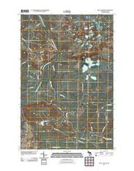 Betsy Lake SW Michigan Historical topographic map, 1:24000 scale, 7.5 X 7.5 Minute, Year 2011