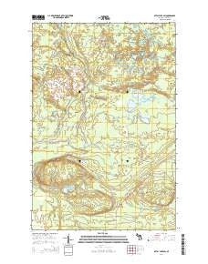 Betsy Lake SW Michigan Historical topographic map, 1:24000 scale, 7.5 X 7.5 Minute, Year 2014