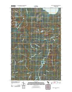Betsy Lake South Michigan Historical topographic map, 1:24000 scale, 7.5 X 7.5 Minute, Year 2011