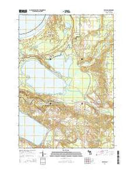 Beulah Michigan Historical topographic map, 1:24000 scale, 7.5 X 7.5 Minute, Year 2014