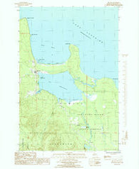 Big Bay Michigan Historical topographic map, 1:24000 scale, 7.5 X 7.5 Minute, Year 1985