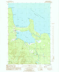 Big Bay Michigan Historical topographic map, 1:24000 scale, 7.5 X 7.5 Minute, Year 1985