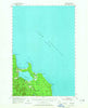 Big Bay Michigan Historical topographic map, 1:62500 scale, 15 X 15 Minute, Year 1954