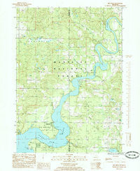 Big Bend Michigan Historical topographic map, 1:24000 scale, 7.5 X 7.5 Minute, Year 1985