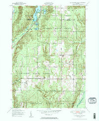 Big Bradford Lake Michigan Historical topographic map, 1:24000 scale, 7.5 X 7.5 Minute, Year 1951