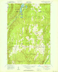 Big Bradford Lake Michigan Historical topographic map, 1:24000 scale, 7.5 X 7.5 Minute, Year 1951