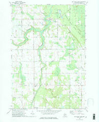 Big Ravine Creek Michigan Historical topographic map, 1:24000 scale, 7.5 X 7.5 Minute, Year 1972